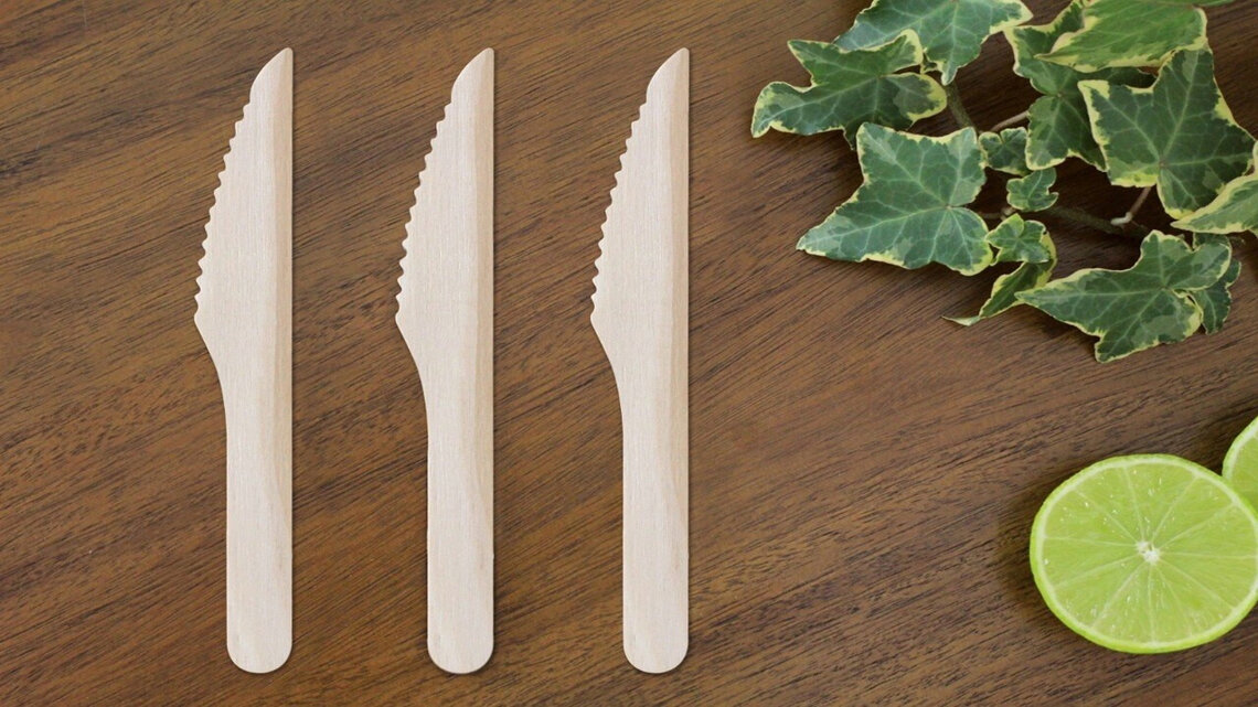 Wooden Disposable Knives